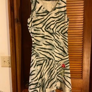 Cute zebra print dress